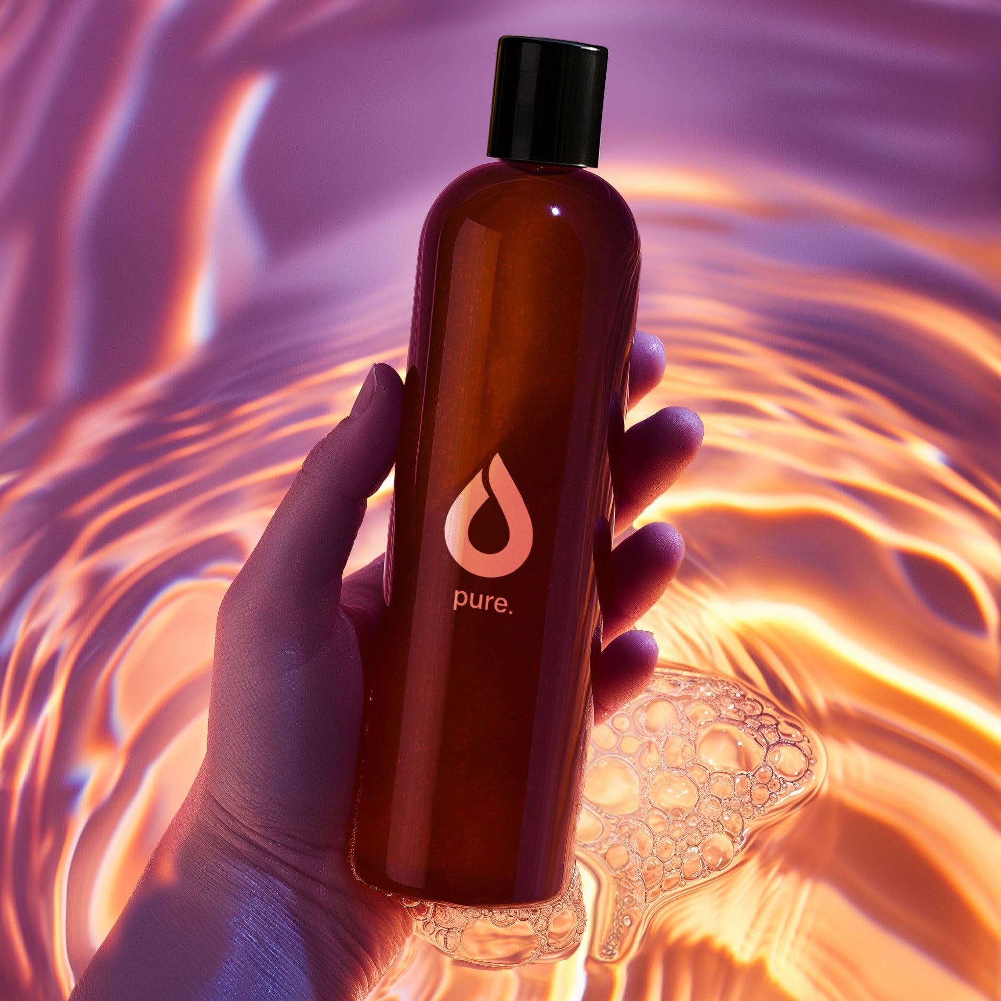 pure organic aloe and water-based personal lubricant