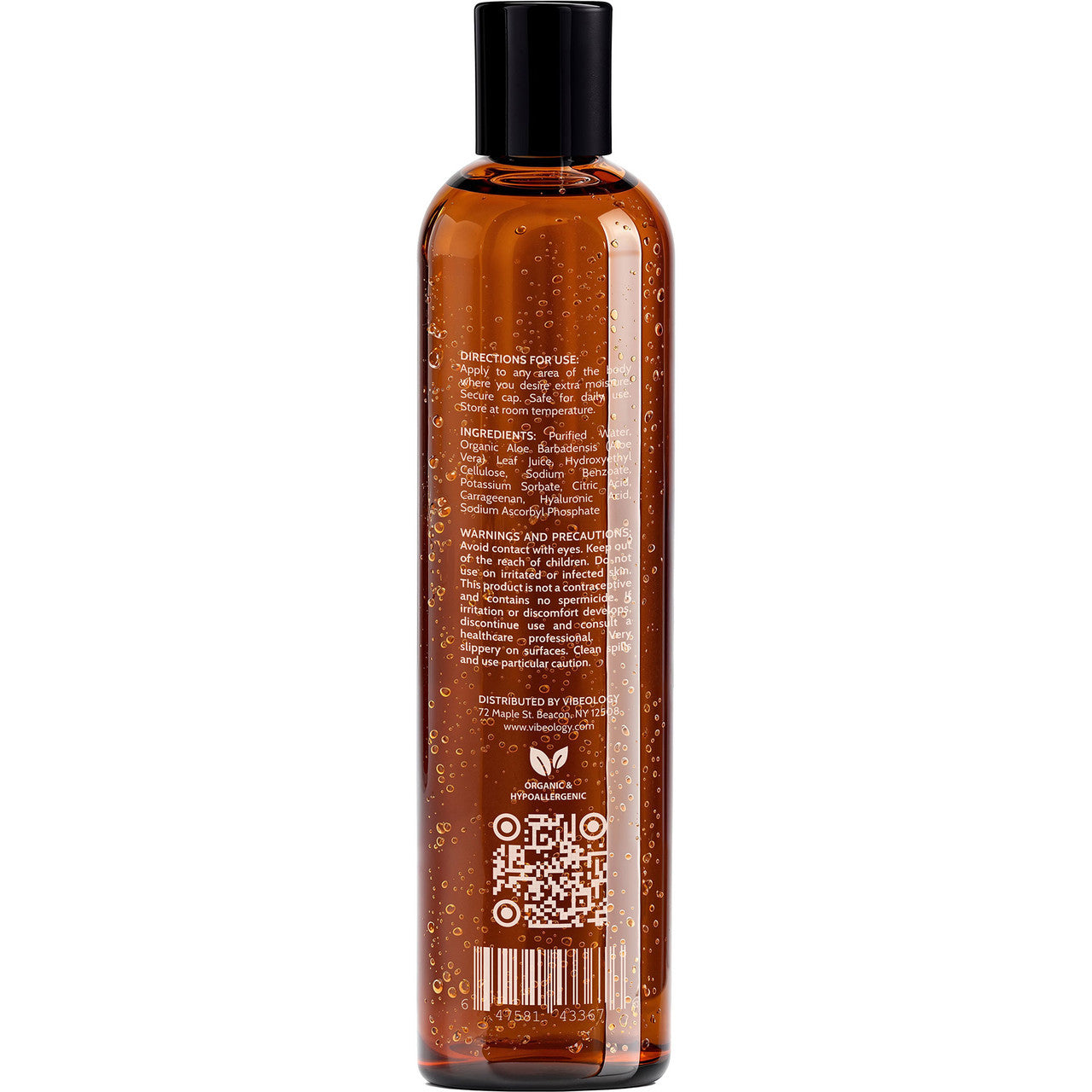 8 oz pure organic lubricant