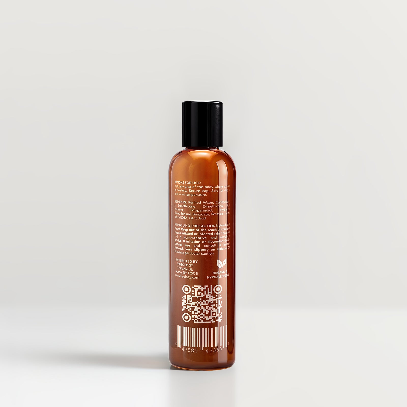 blend hybrid lubricant purified water & silicone blend